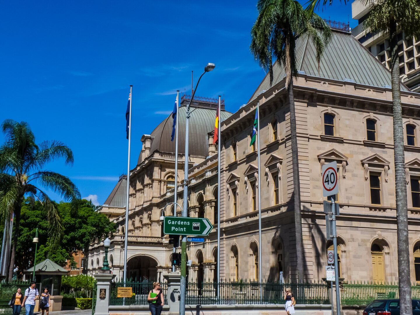 Queensland Parliament House viewed from George Street